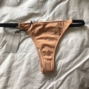 Solid and striped bikini bottom NWT!!!